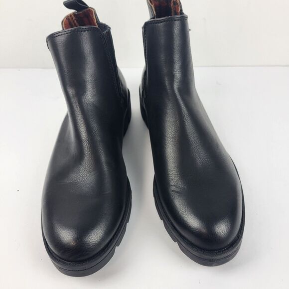 B.O.C. By Born Erin Womens Chelsea Ankle Boot Leather pull on Black Size 7.5M - Picture 5 of 10